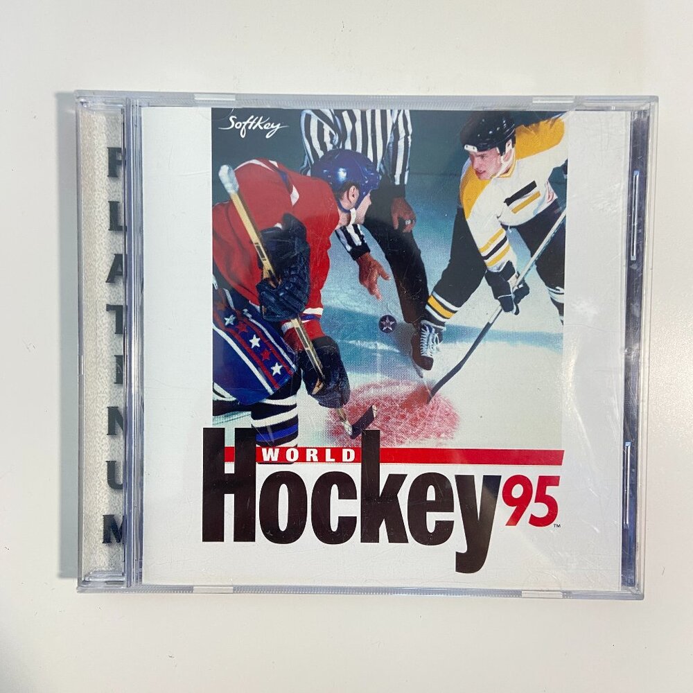 WORLD HOCKEY 95 (PC CD-ROM 1995) - no manual - Tested